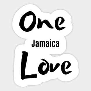 One Love Jamaica Sticker